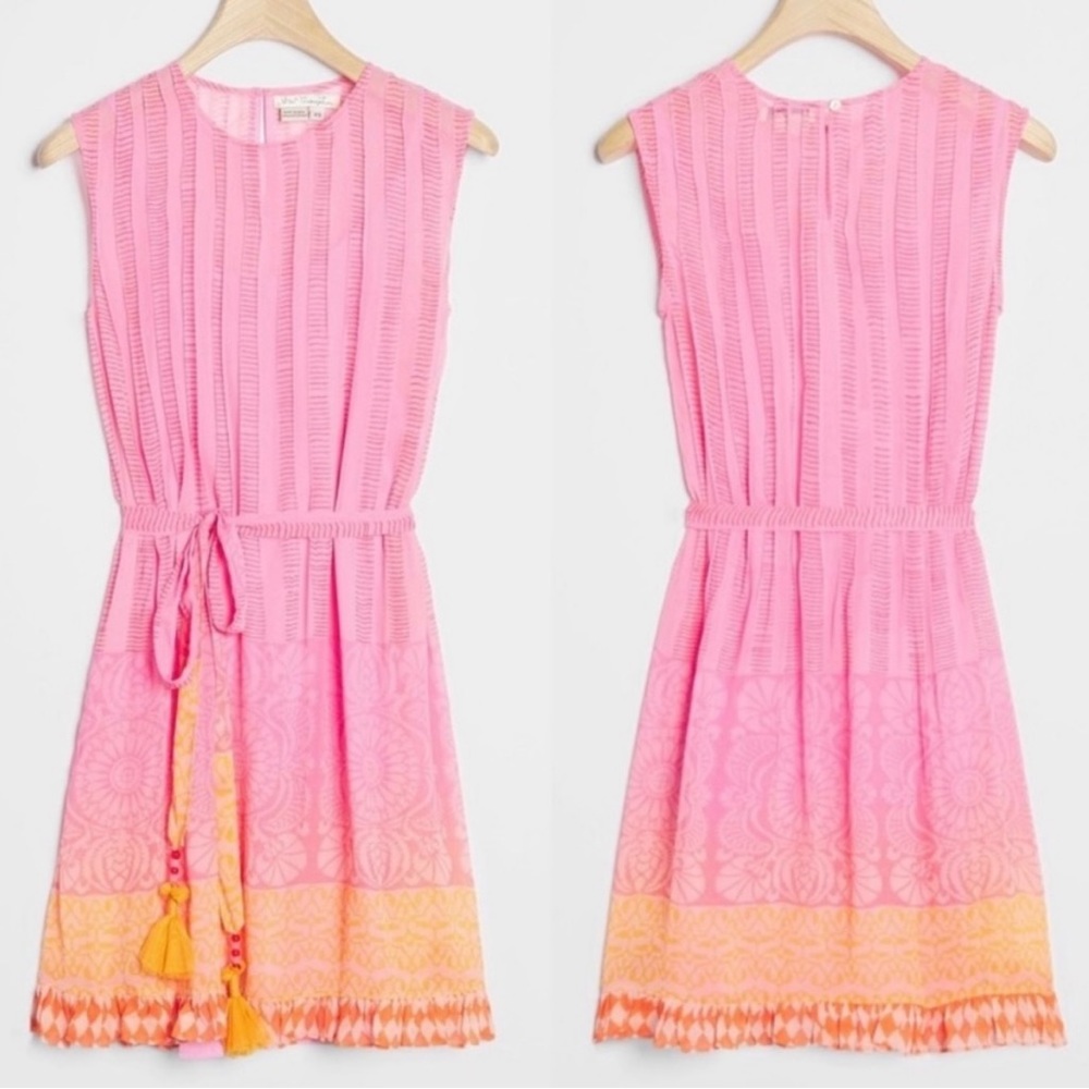Anthropologie Pink Lucille Mini Dress Size XS NWT